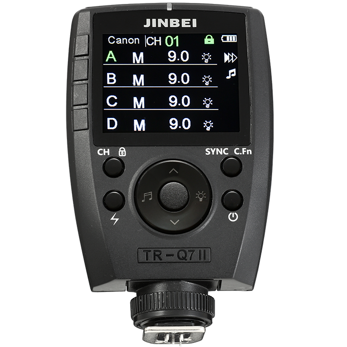 Trigger điều khiển đèn Jinbei TR-Q7II tích hợp
