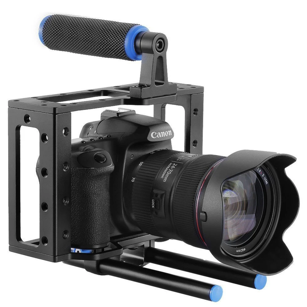 Tay cầm chống rung quay phim Yelangu - camera Cage C1