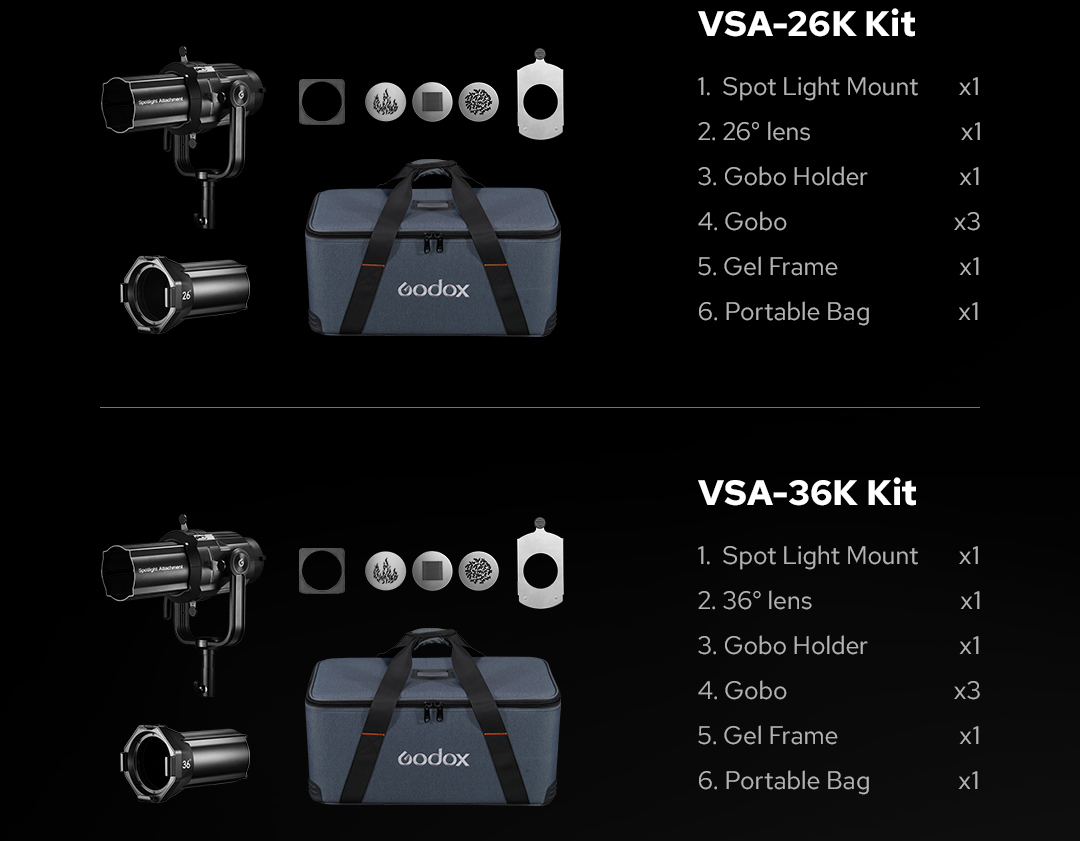 Bộ Tạo Hiệu Ứng Spotlight Godox VSA-19K