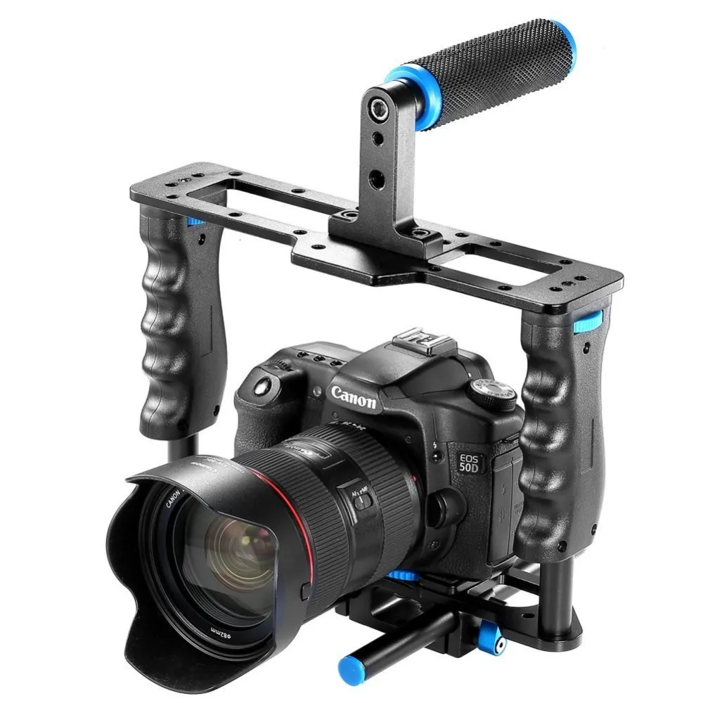 Tay cầm chống rung quay phim Yelangu - camera Cage C2 - Handheld Stabilizer